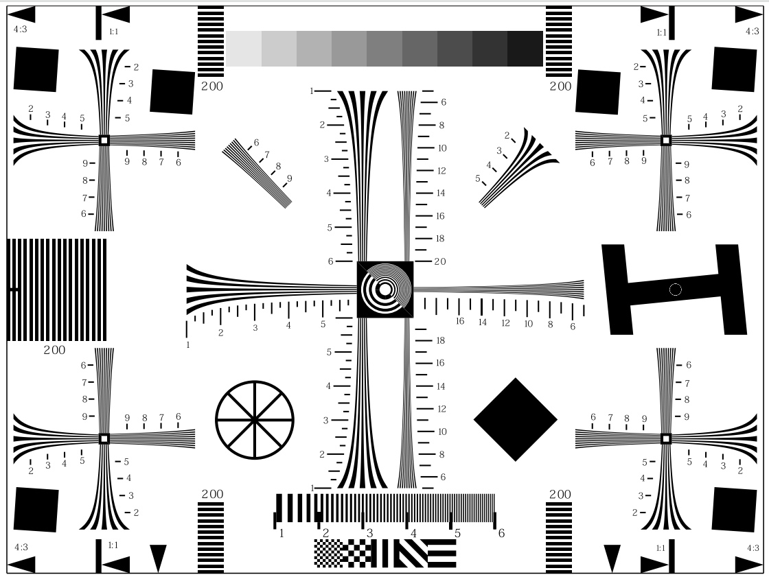手机类摄像头500万测试卡
